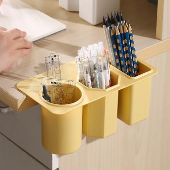 360Home Kreative Stifthalter für Büro Schreibtisch große Kapazität gelb